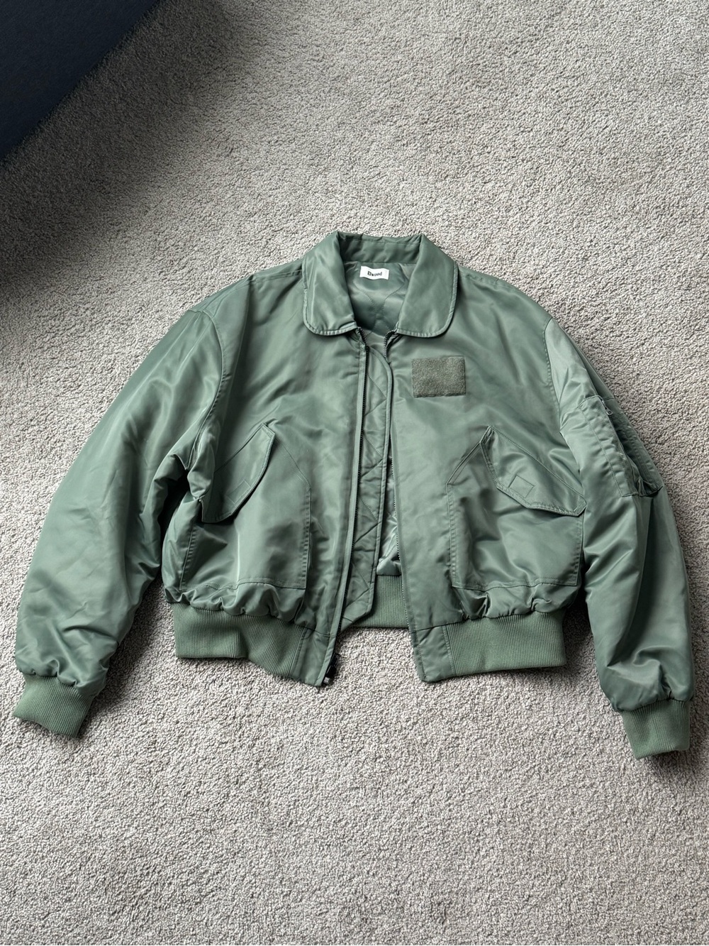Olive Green Men's Bomber Jacket - Elwood